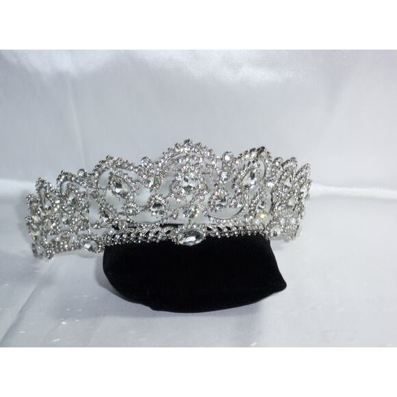Rhinestone bridal tiara, prom Quenceanera princess party birthday crown, tiara